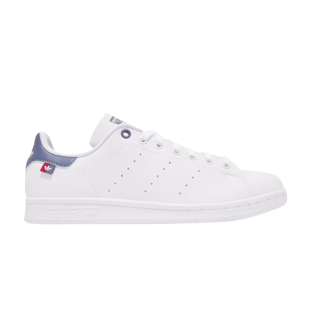 Adidas Stan Smith White Scarlet Crew Blue