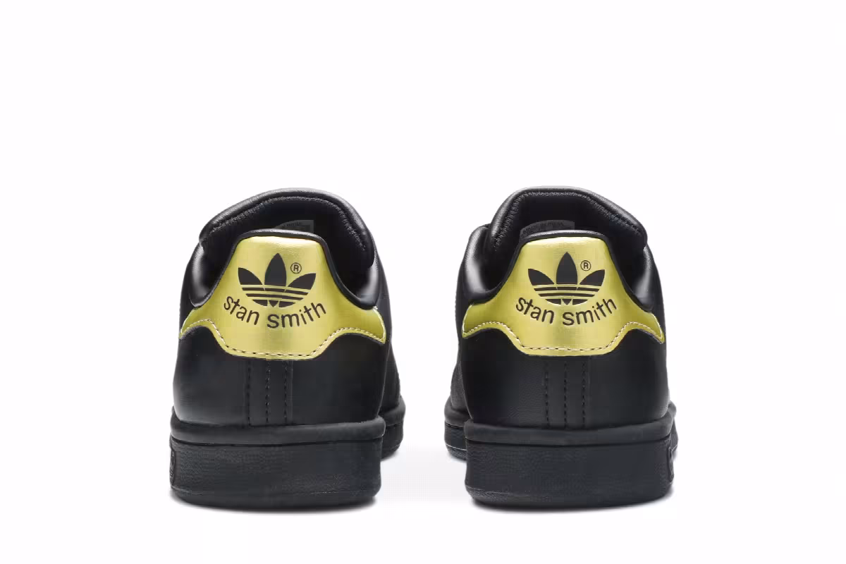 Adidas Stan Smith Black Gold, view 7