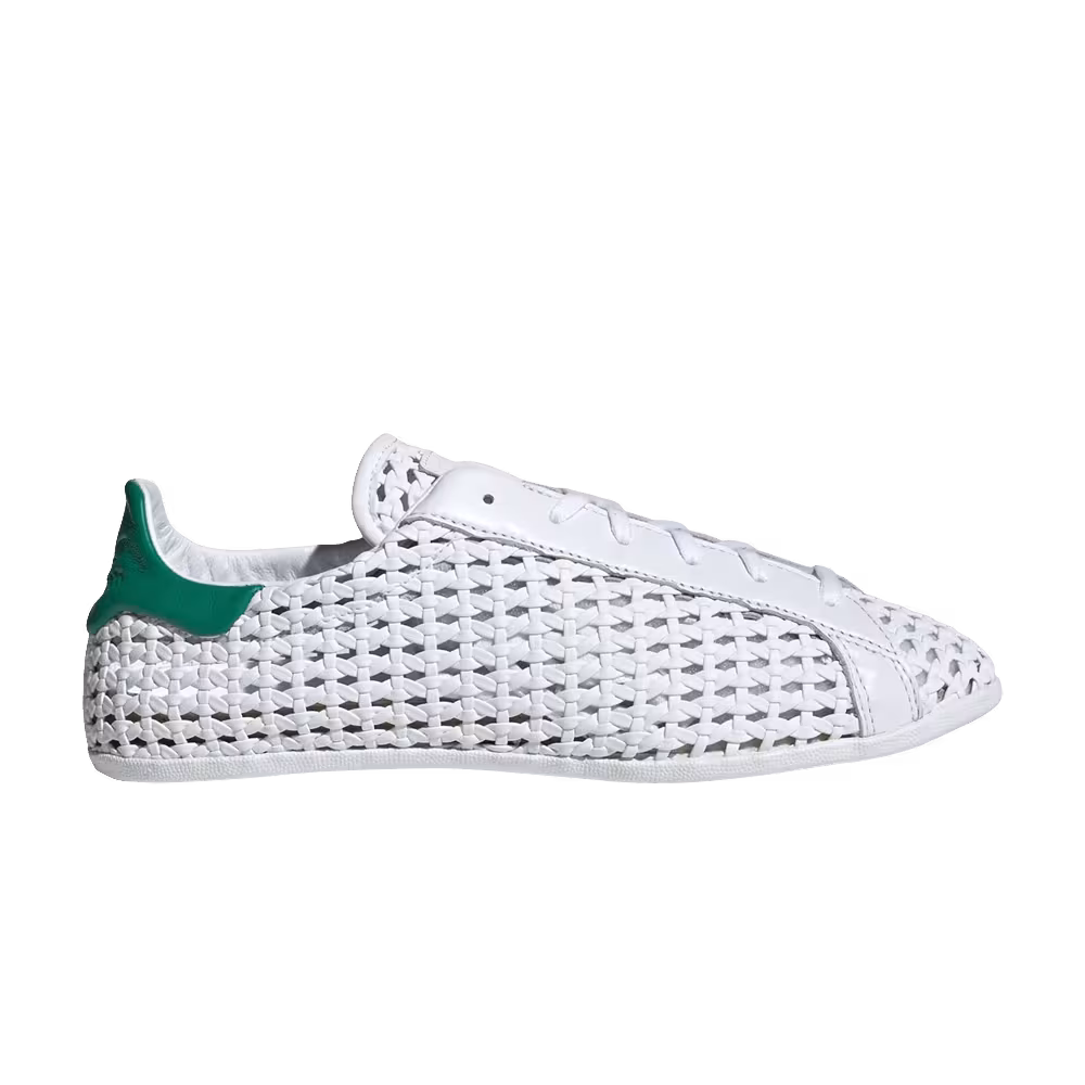 adidas Women's Stan Smith Lo Pro Cloud White Bold Green Core Black