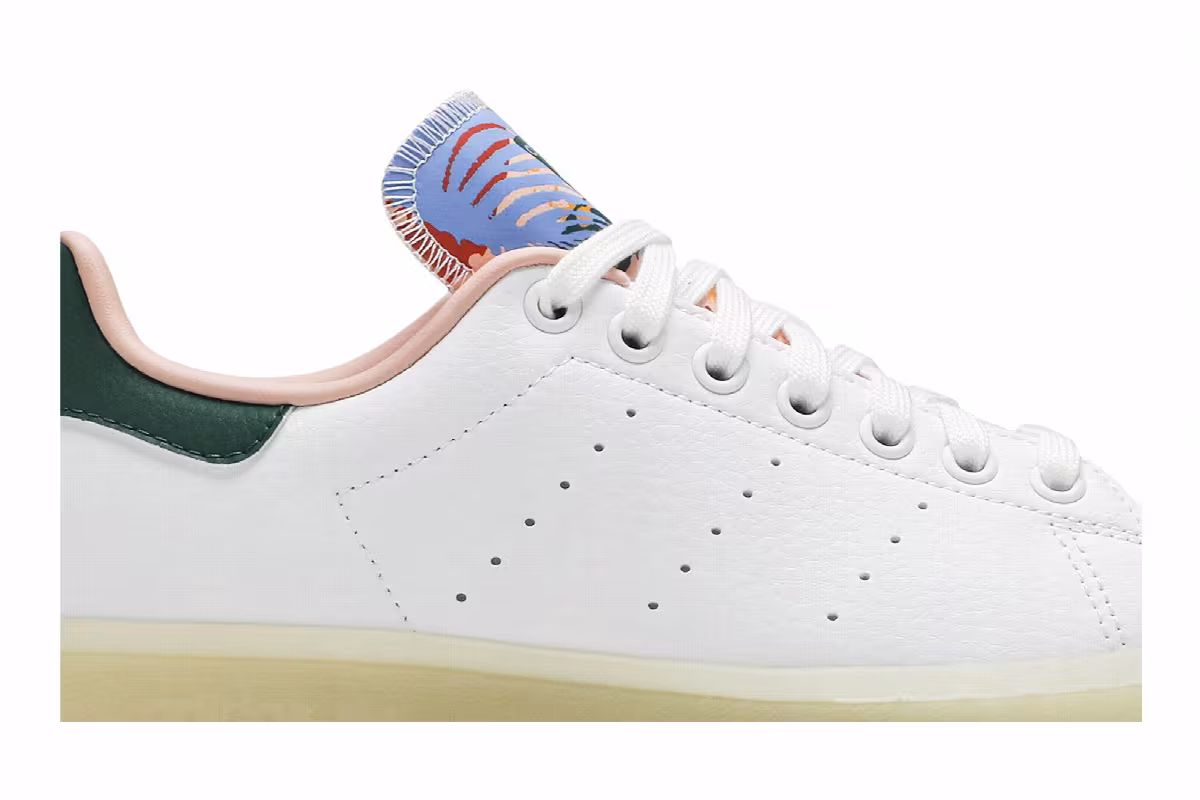 Adidas Women's Stan Smith White Collegiate Green, view 3