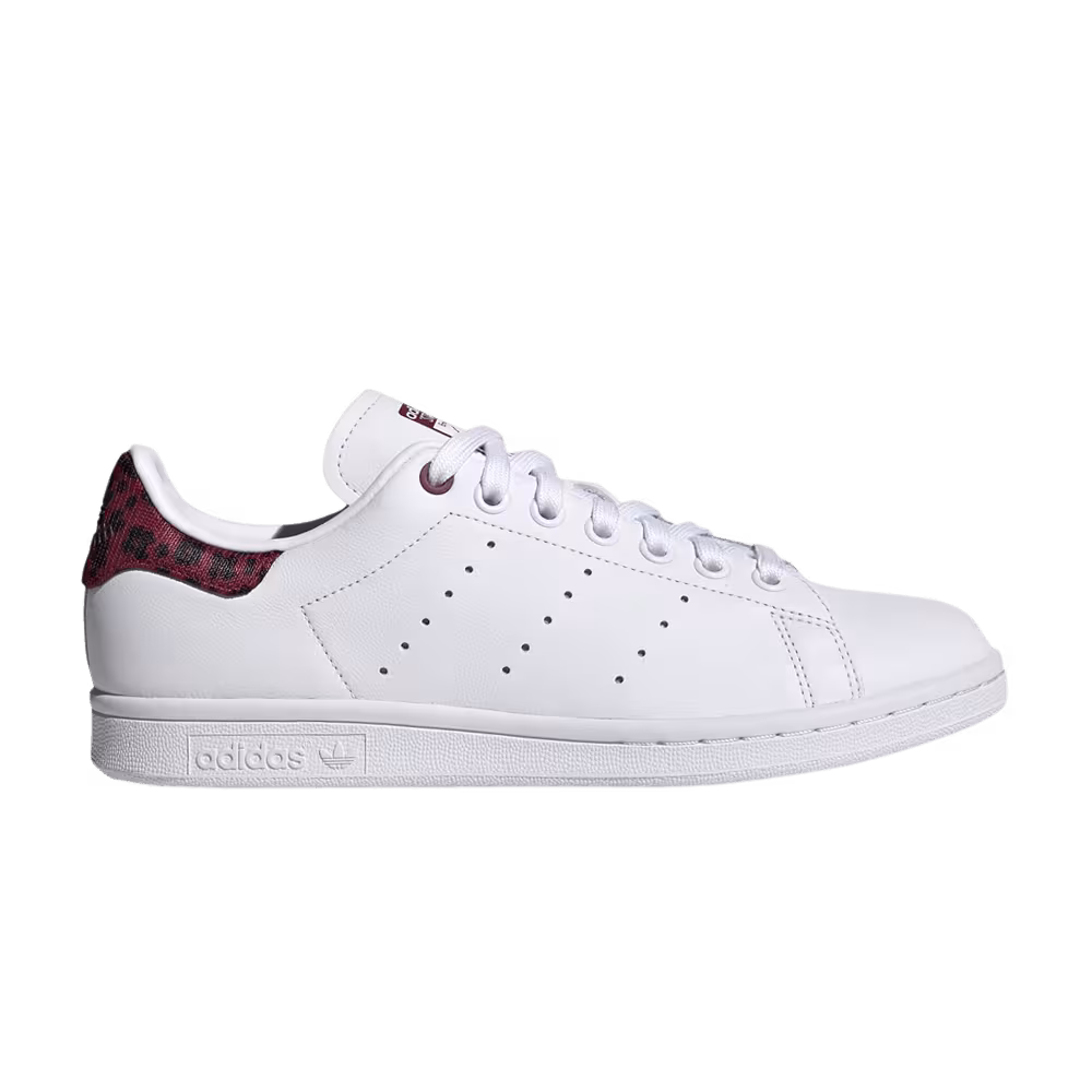 Adidas Women's Stan Smith White Collegiate Burgundy