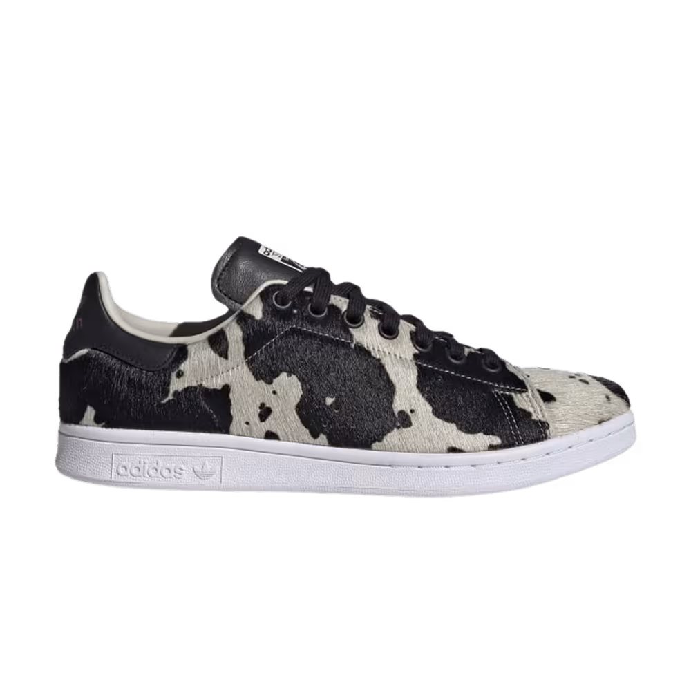 Adidas Women's Stan Smith Fuzzy Cow Print