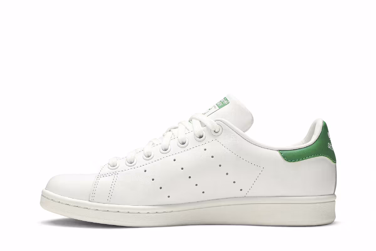 adidas Women's Stan Smith White Green, view 4