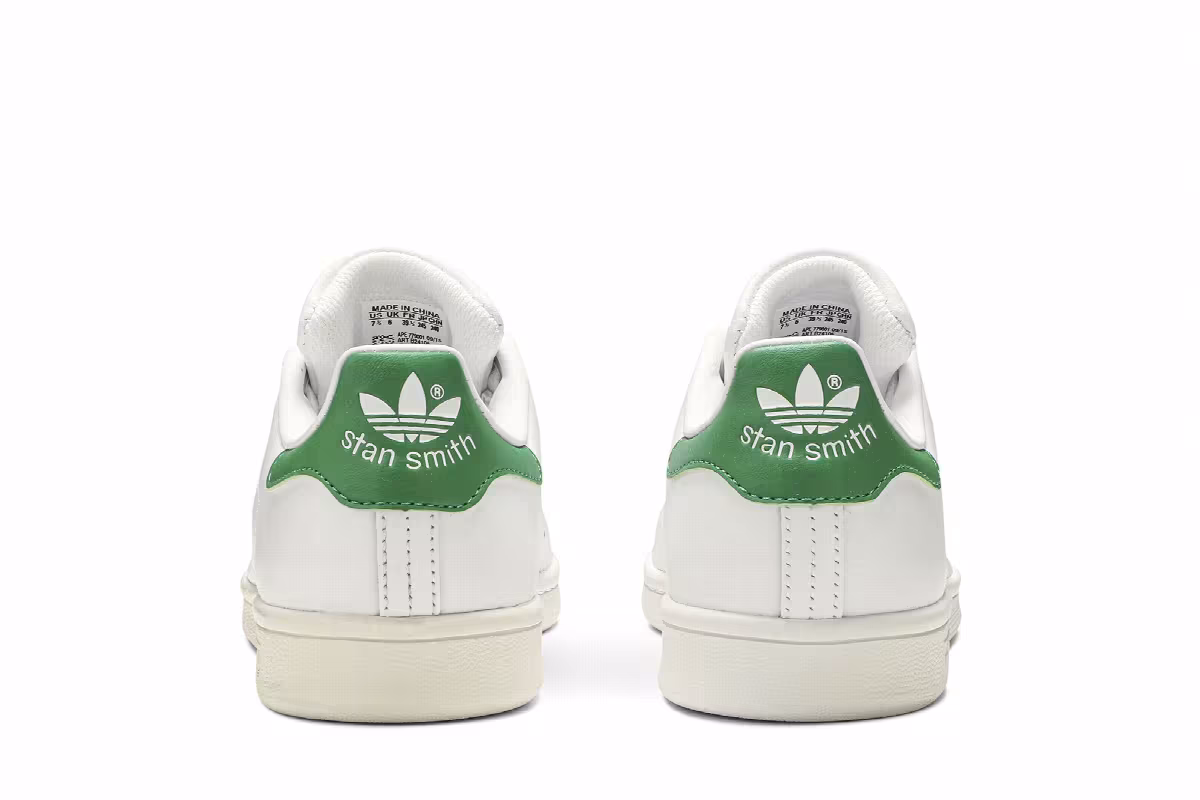 adidas Women's Stan Smith White Green, view 7