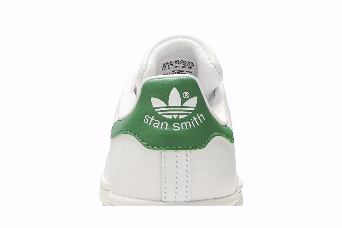 adidas Women's Stan Smith White Green, view 8