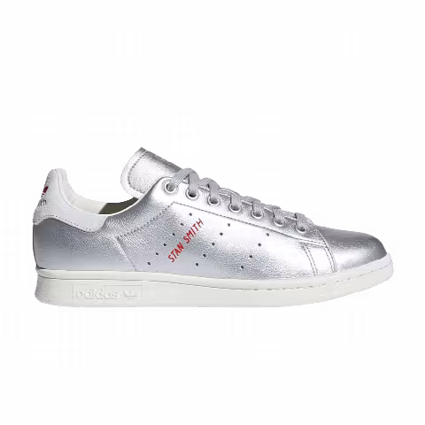 Adidas Wmns Stan Smith 'Silver Metallic Red'