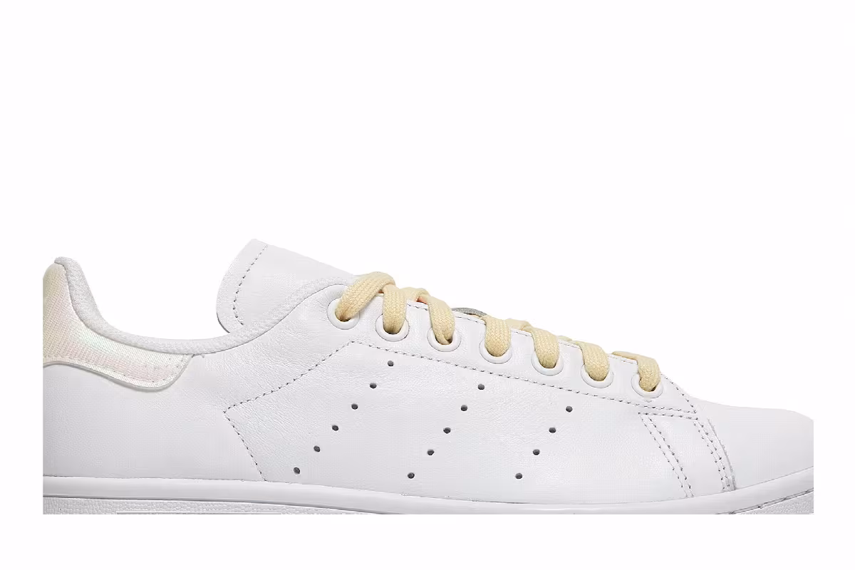 Adidas Women's Stan Smith White Easy Yellow, view 3