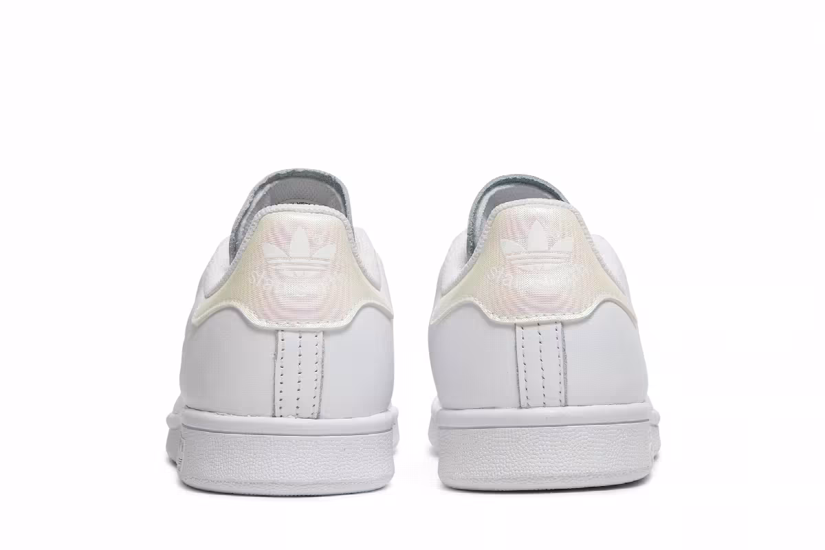 Adidas Women's Stan Smith White Easy Yellow, view 7