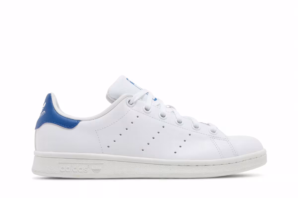 Adidas Stan Smith J White Blue, view 2