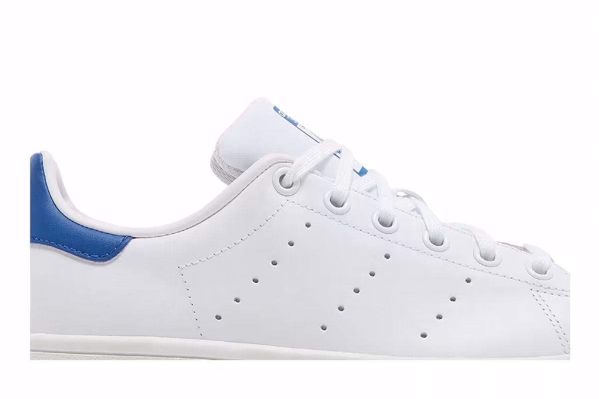 Adidas Stan Smith J White Blue, view 3