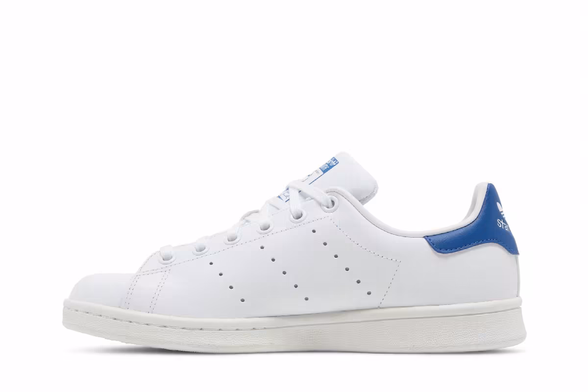 Adidas Stan Smith J White Blue, view 4