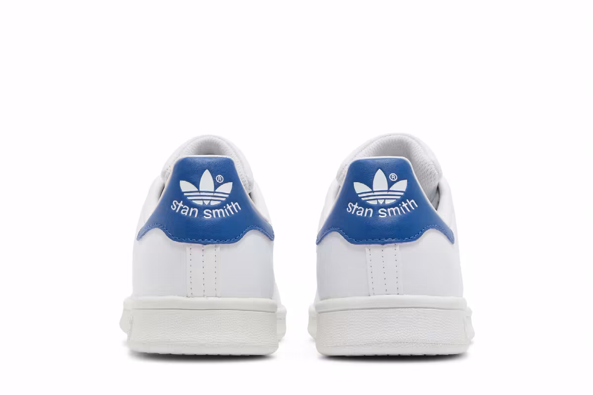 Adidas Stan Smith J White Blue, view 7