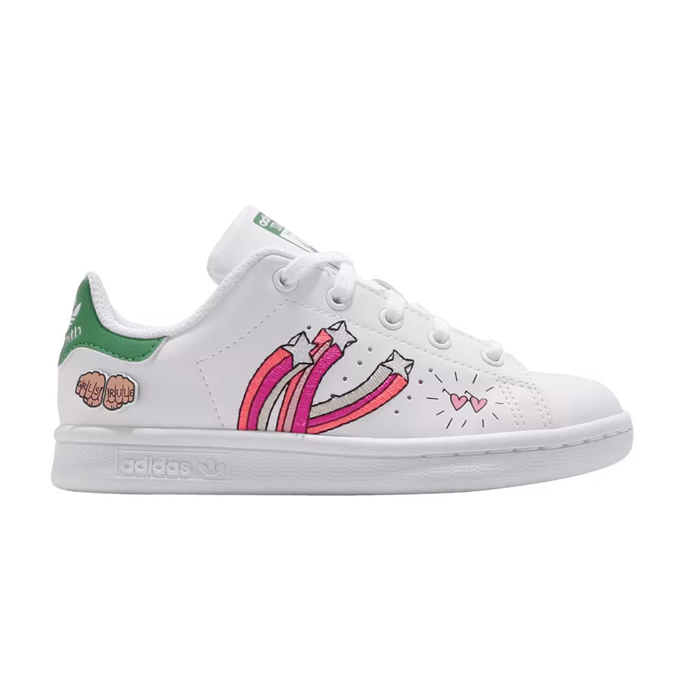 Adidas Stan Smith C Girls Rule - White