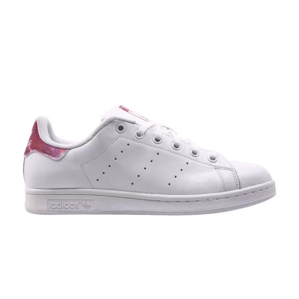 Adidas Stan Smith J White Bright Pink