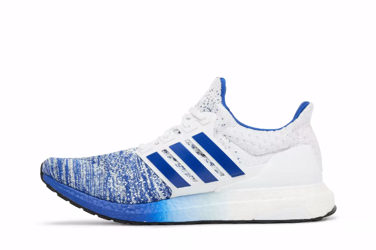 adidas UltraBoost 4.0 DNA White Bold Blue, view 4