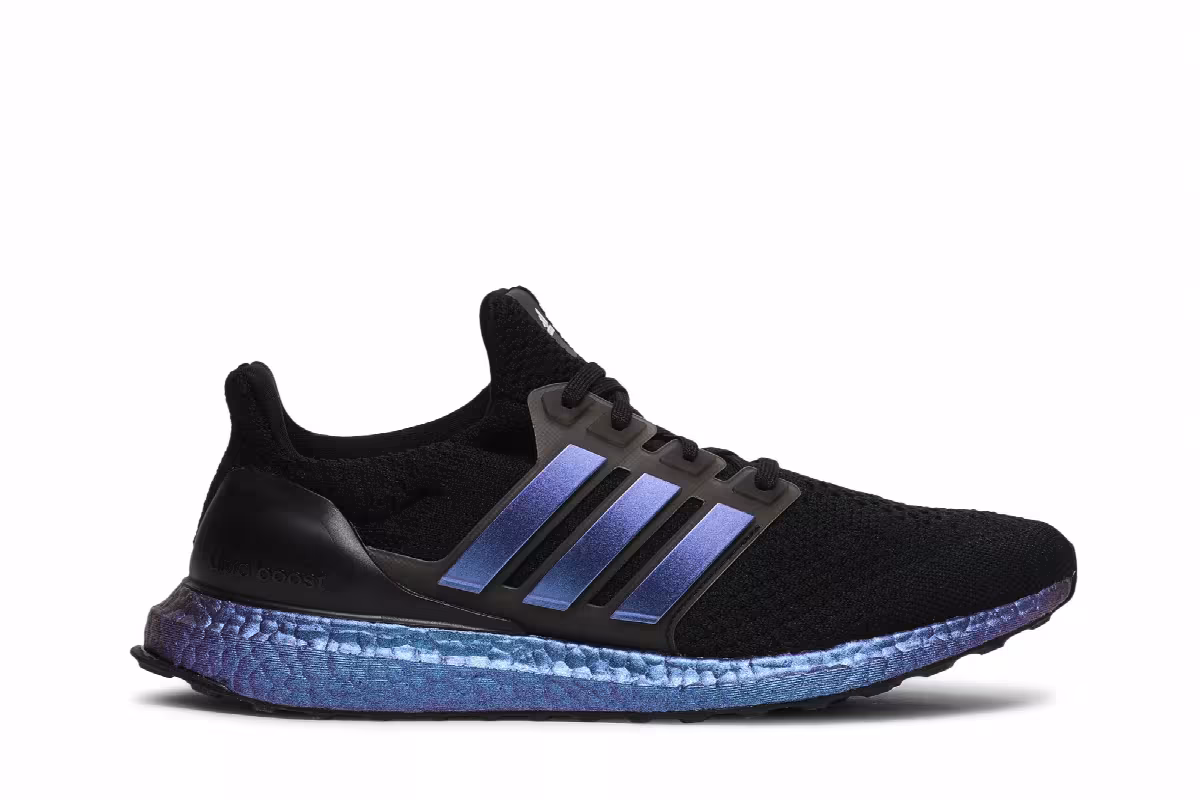 adidas UltraBoost 5.0 DNA Black Metallic Blue, view 2