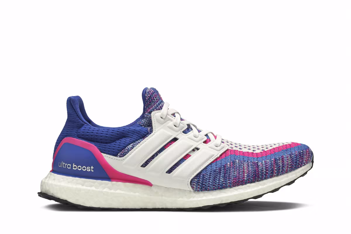 adidas UltraBoost 2.0 Blue Pink, view 2