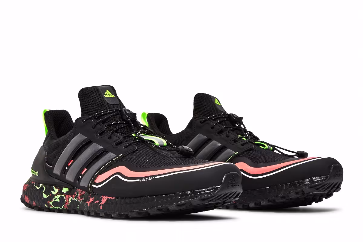 adidas UltraBoost Winter.Rdy DNA Black Signal Pink, view 9