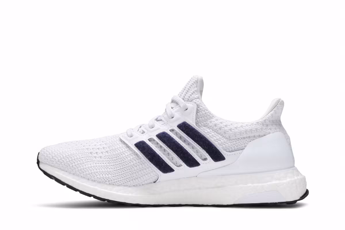 Adidas UltraBoost 4.0 White Collegiate Navy, view 4