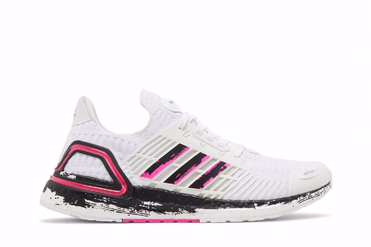 David Beckham x adidas UltraBoost CC_1 DNA White Shock Pink, view 2