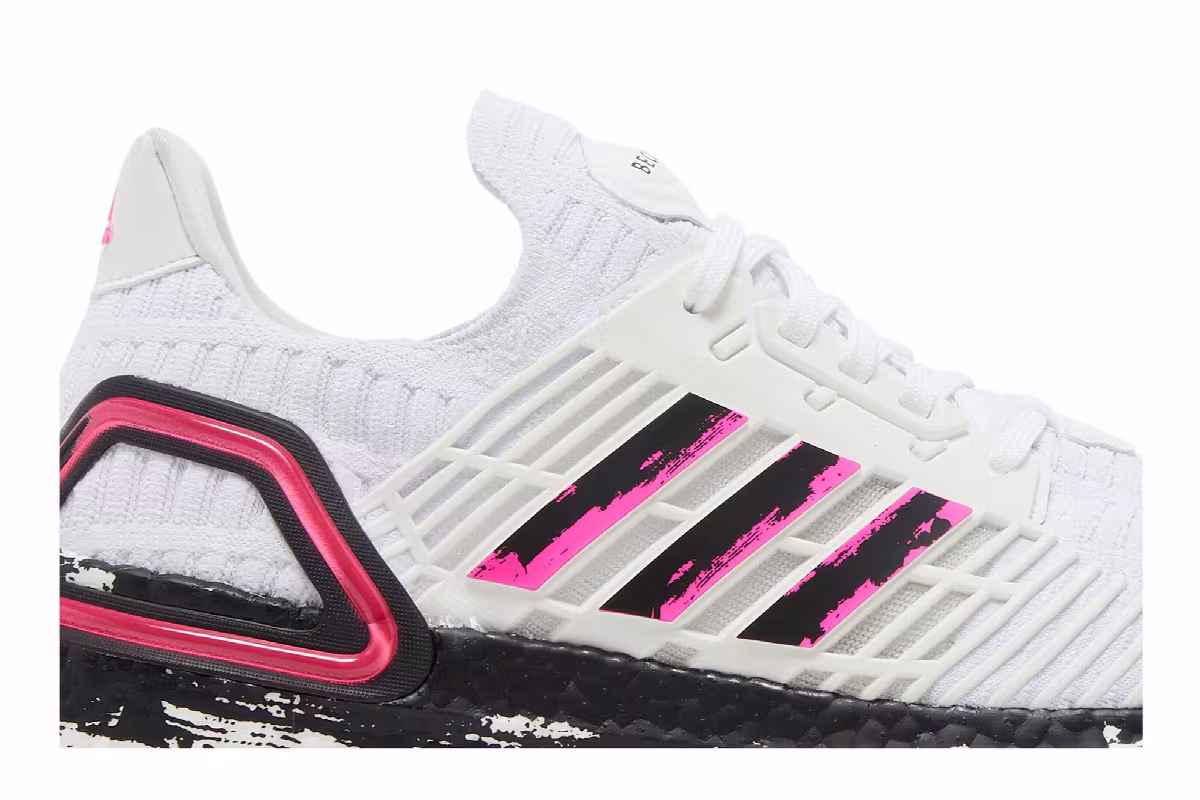 David Beckham x adidas UltraBoost CC_1 DNA White Shock Pink, view 3