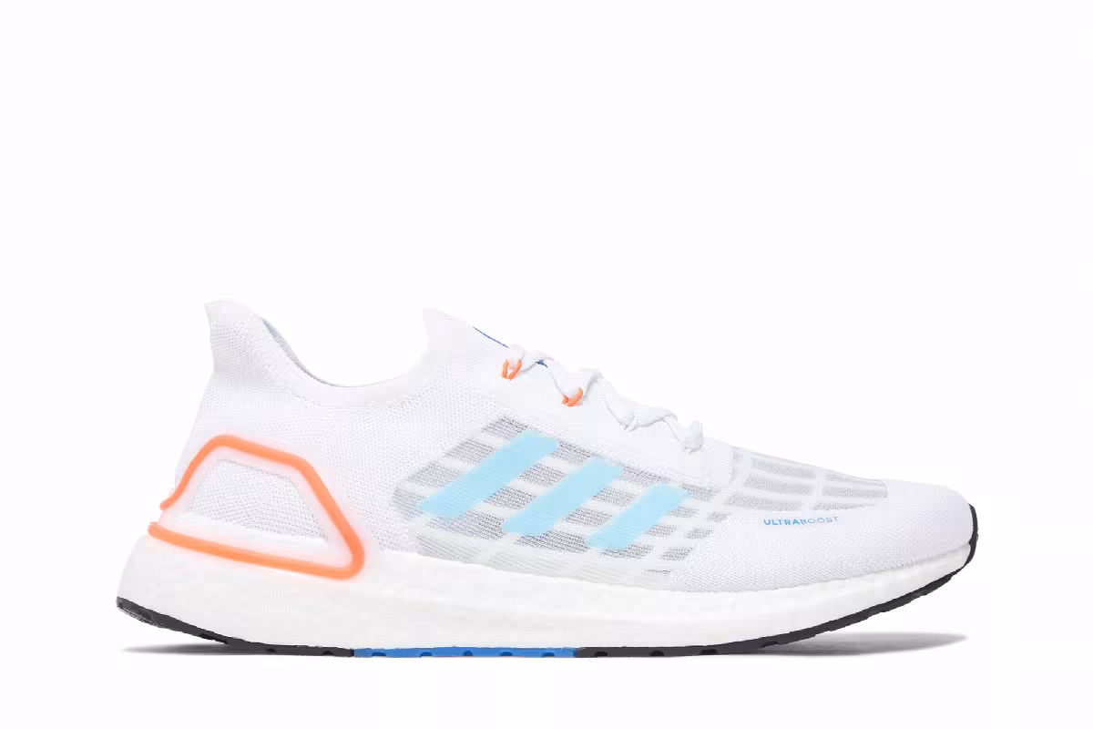 adidas UltraBoost Summer.RDY White Blue Orange, view 2