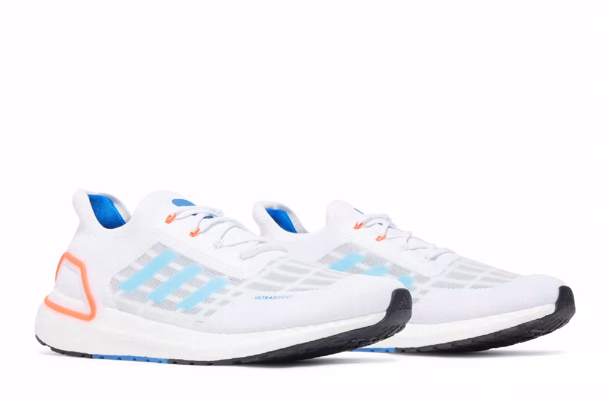 adidas UltraBoost Summer.RDY White Blue Orange, view 9