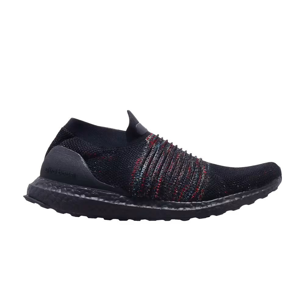 adidas UltraBoost Laceless Black Multi-Color