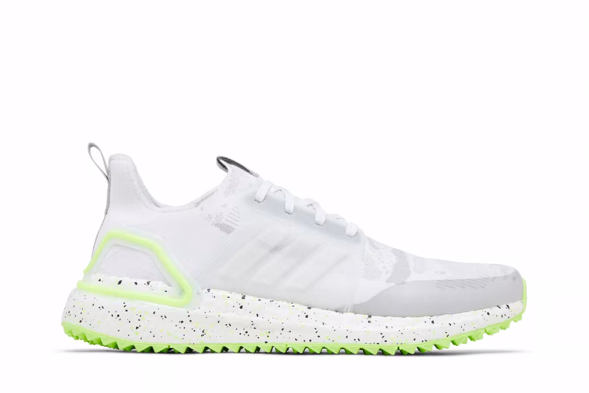 Vice Golf x adidas UltraBoost Neon Lime Drip, view 2