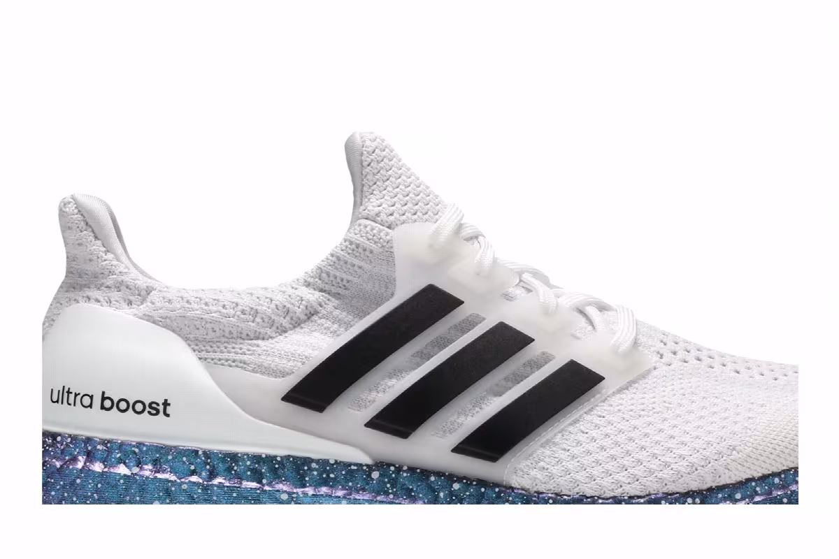 Adidas UltraBoost 5.0 DNA White Blue Metallic, view 3