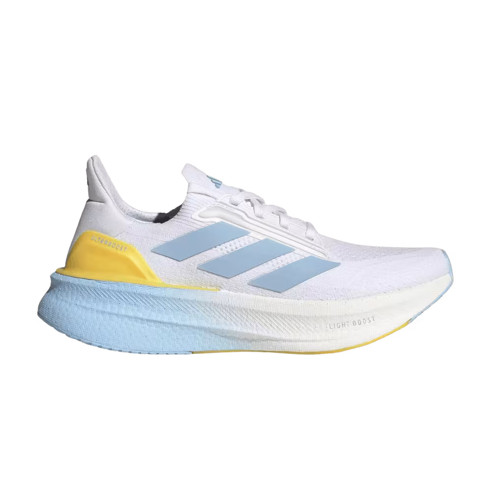adidas Women's Ultraboost 5X W Cloud White Glow Blue Yellow