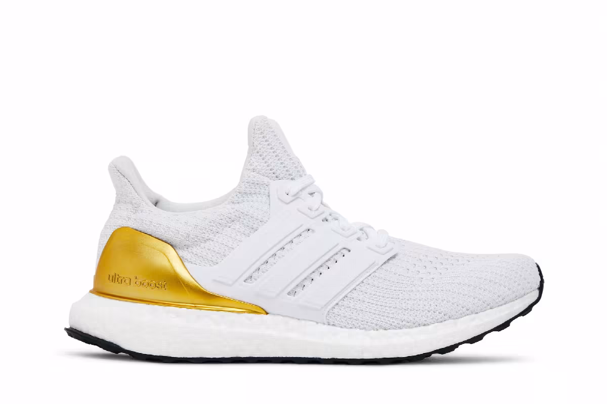 Adidas Women's UltraBoost 4.0 DNA White Gold, view 2