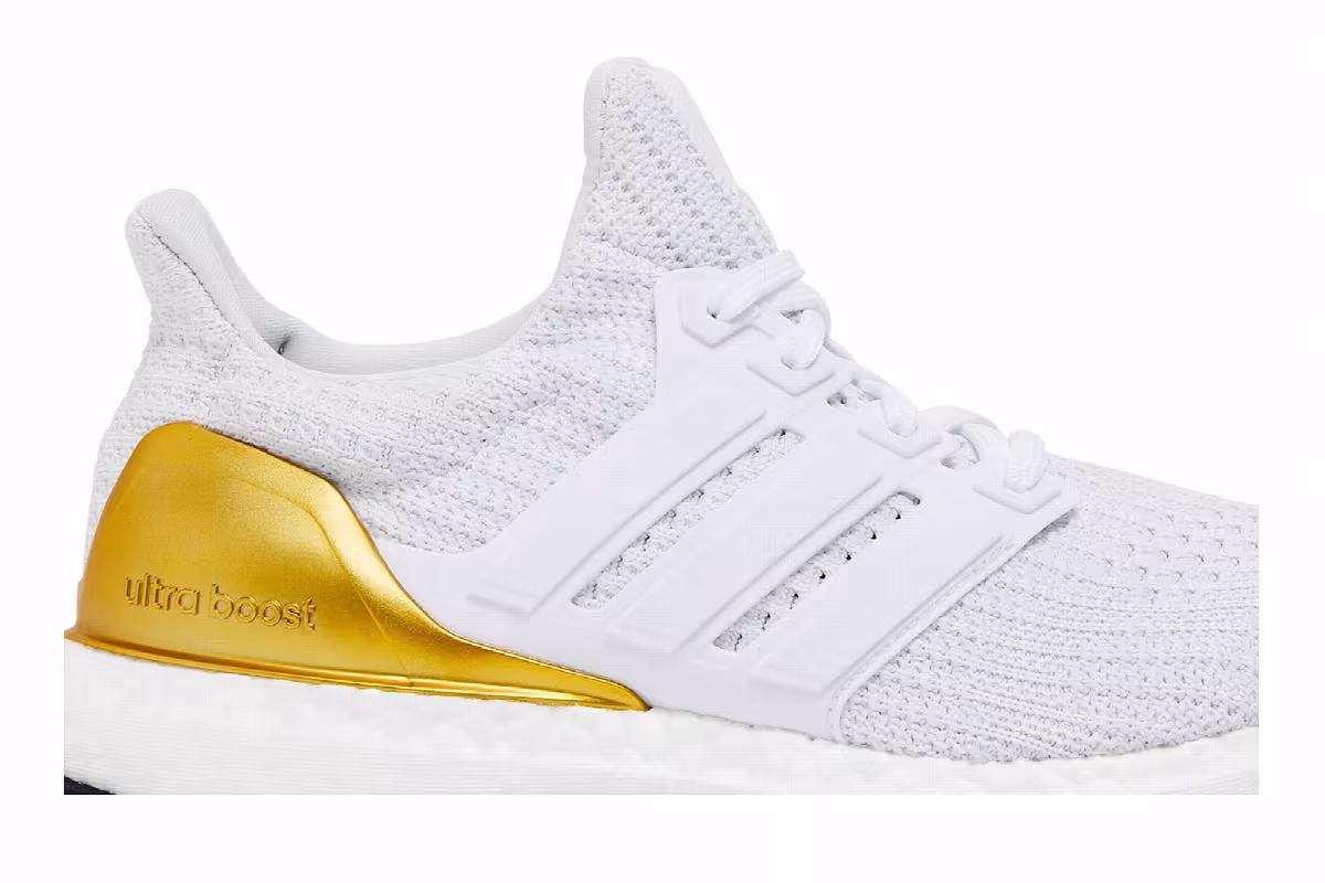 Adidas Women's UltraBoost 4.0 DNA White Gold, view 3