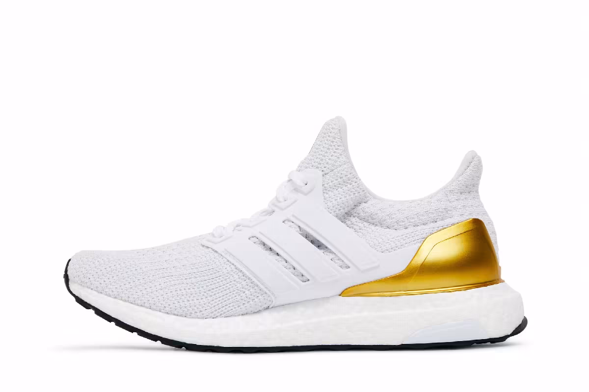 Adidas Women's UltraBoost 4.0 DNA White Gold, view 4