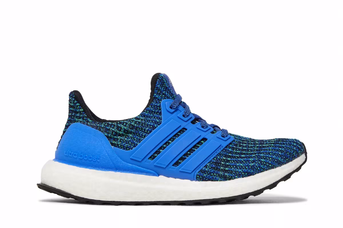 Adidas UltraBoost 4.0 J Hi-Res Blue, view 2
