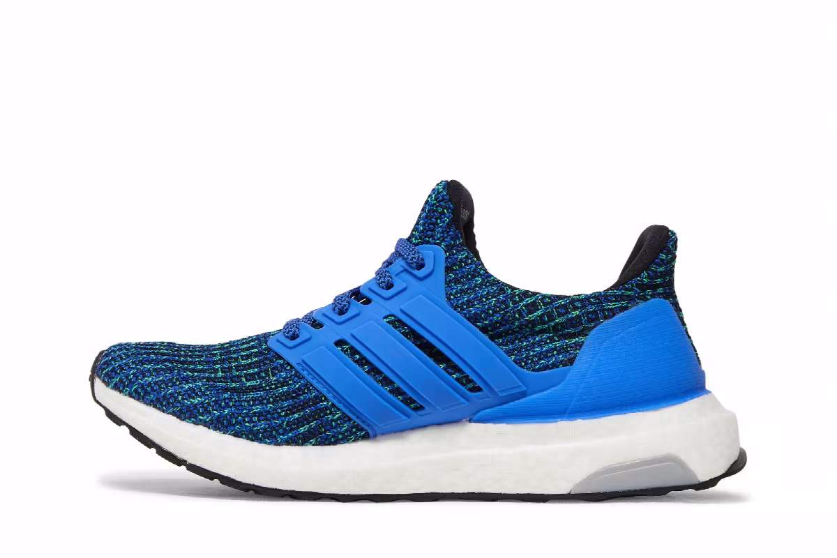 Adidas UltraBoost 4.0 J Hi-Res Blue, view 4