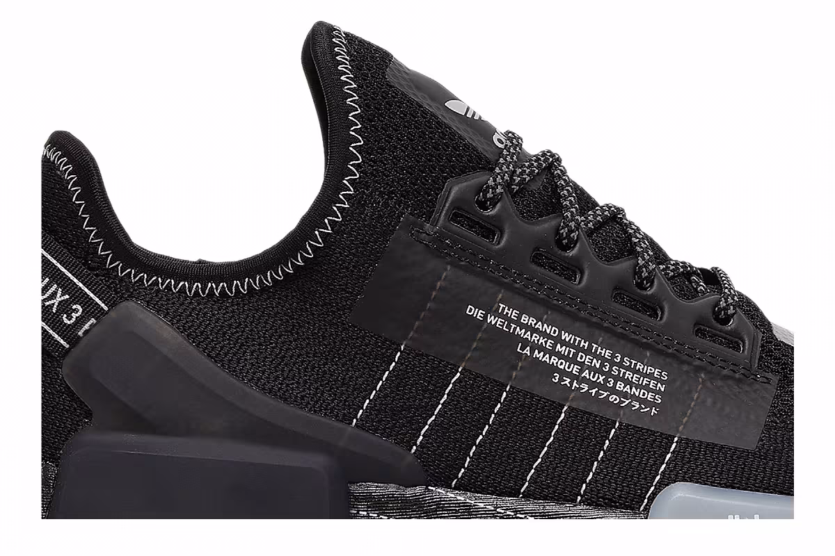 adidas NMD_R1 V2 Black White, view 3