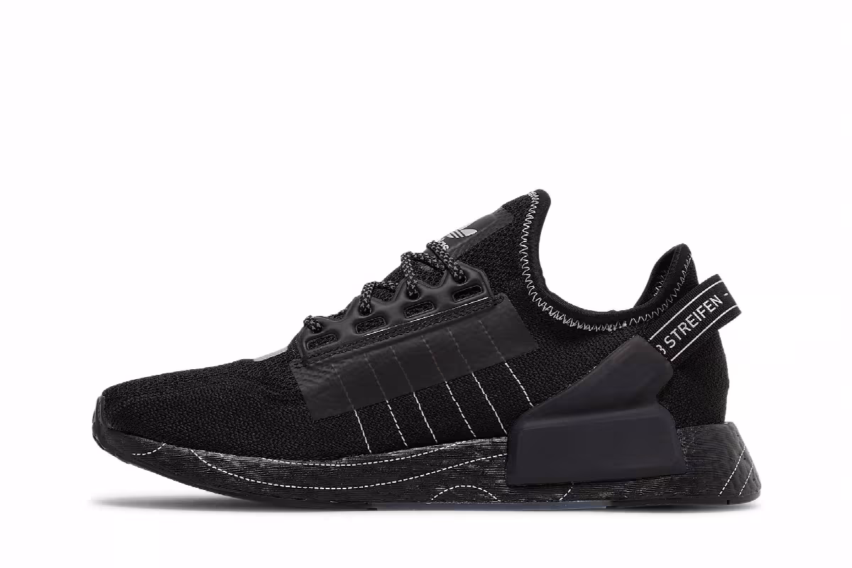 adidas NMD_R1 V2 Black White, view 4