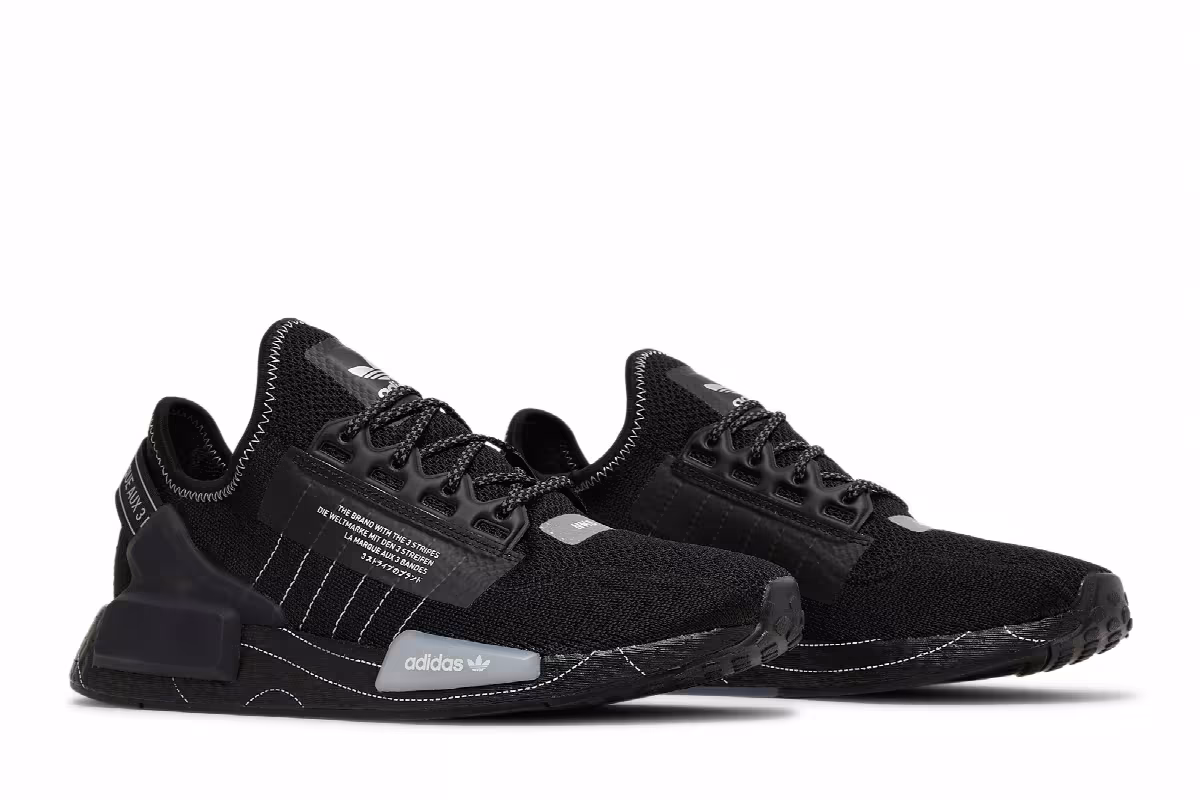 adidas NMD_R1 V2 Black White, view 9