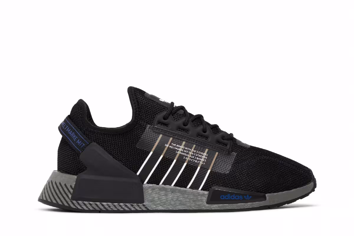 adidas NMD_R1 V2 Black White, view 2