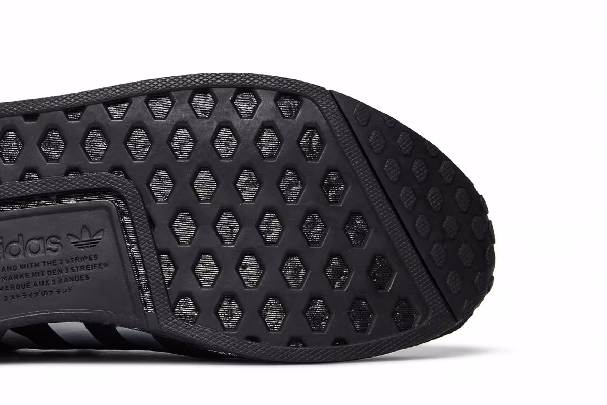 Adidas NMD_R1 V2 Script - Black, view 6