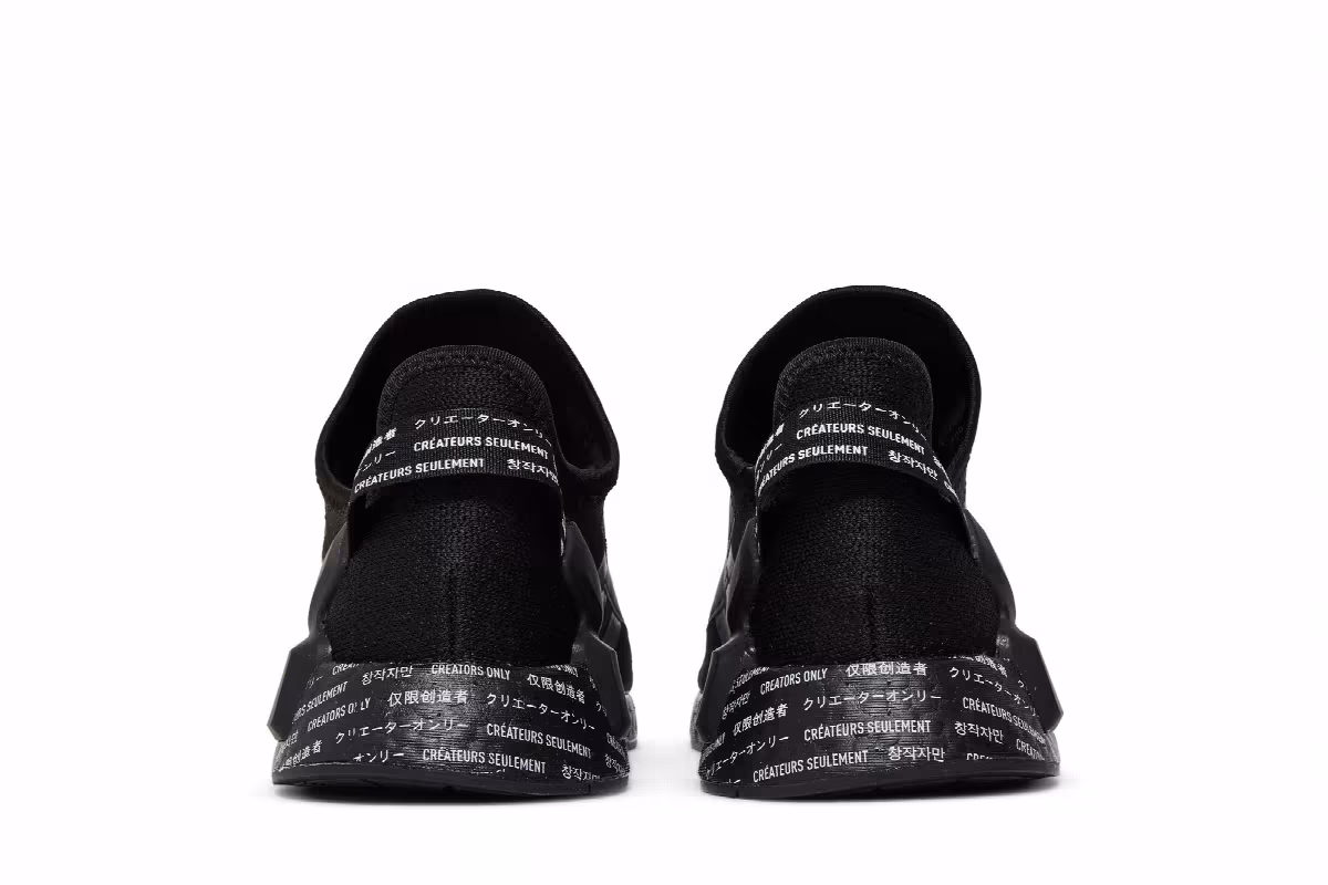Adidas NMD_R1 V2 Script - Black, view 7
