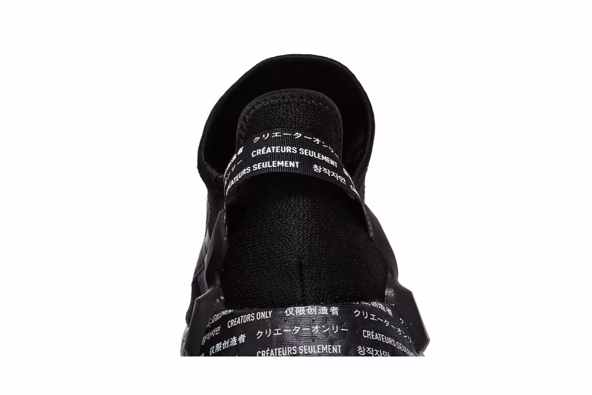 Adidas NMD_R1 V2 Script - Black, view 8