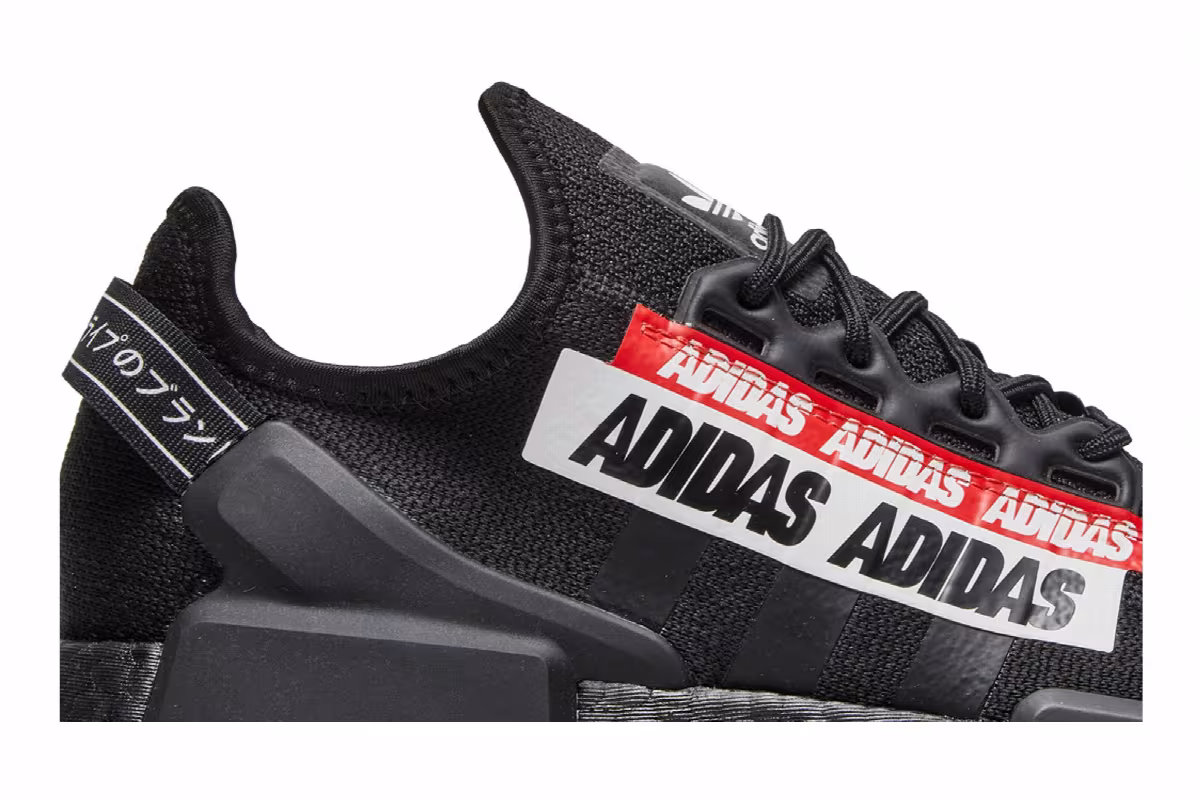 Adidas NMD_R1 V2 Core Black Red, view 3