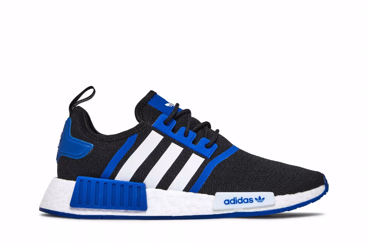 Adidas NMD_R1 Primeblue Black Royal Blue, view 2