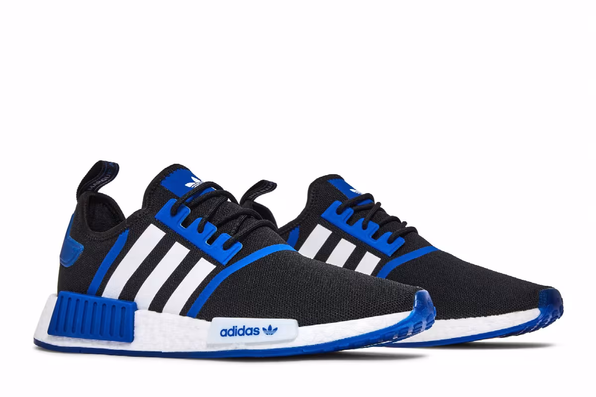 Adidas NMD_R1 Primeblue Black Royal Blue, view 9