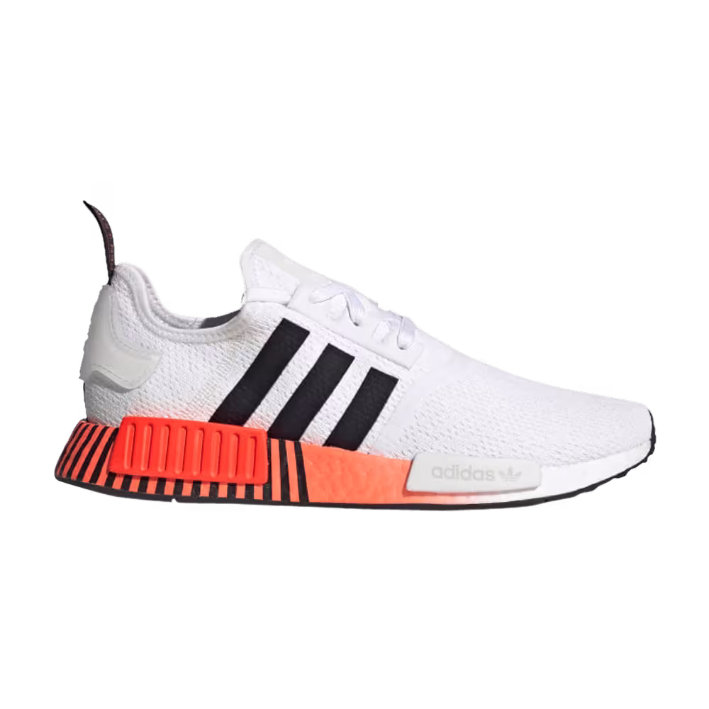 adidas NMD_R1 Glitch - White Solar Red