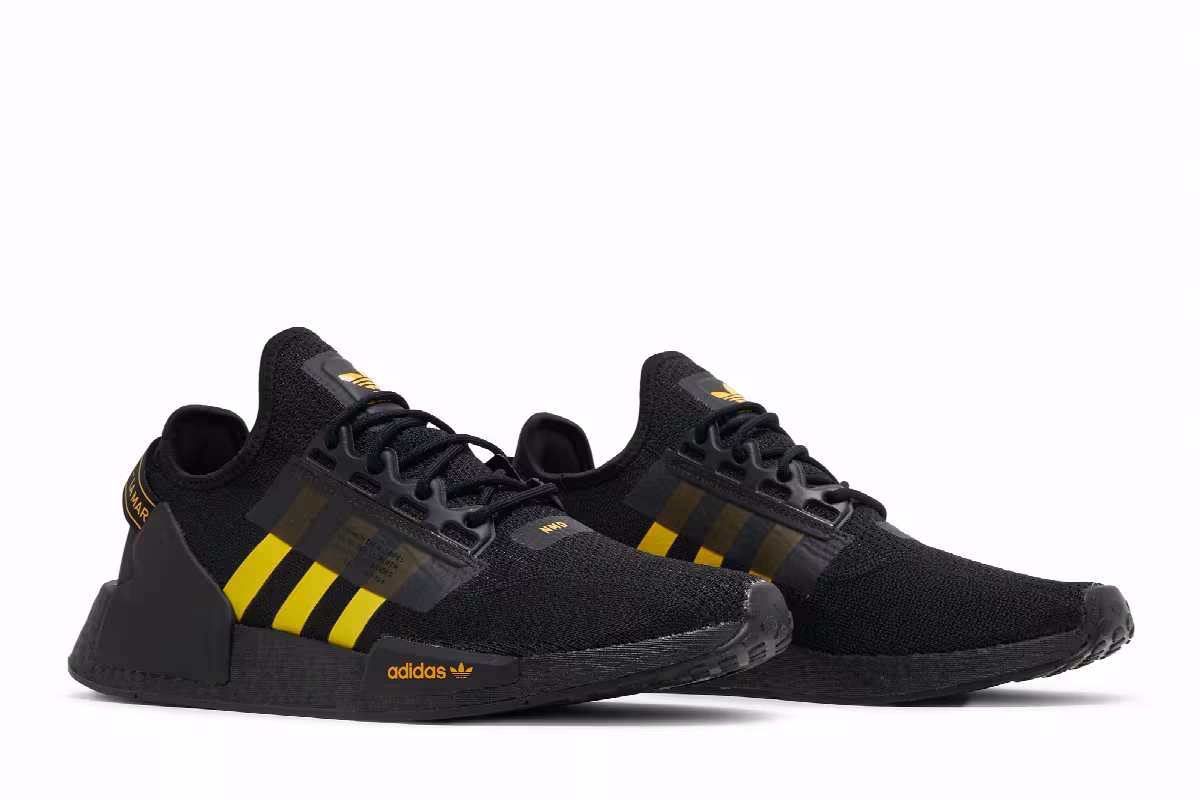 adidas NMD_R1 V2 Black Solar Gold, view 9