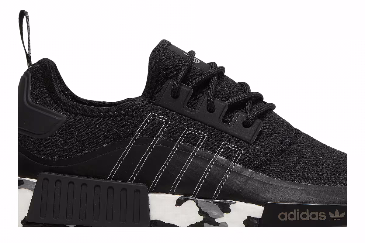 adidas NMD_R1 TR Black White Camo, view 3