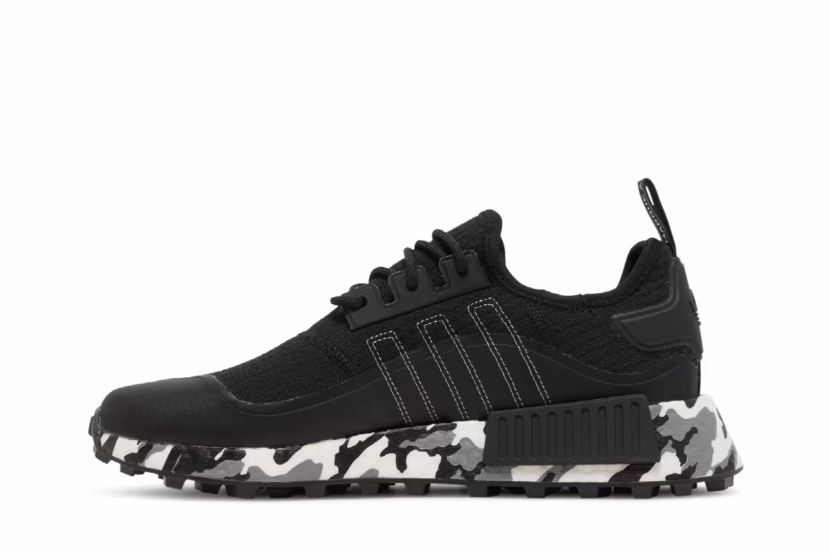 adidas NMD_R1 TR Black White Camo, view 4